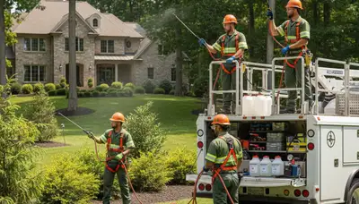 Deer deterrent service protecting trees and landscaping in Overland Park, KS