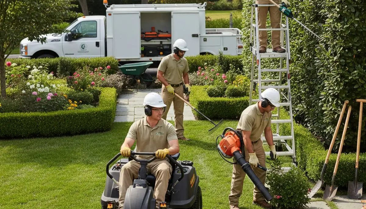 Overland Park, KS tree service crew providing professional tree removal and landscaping care
