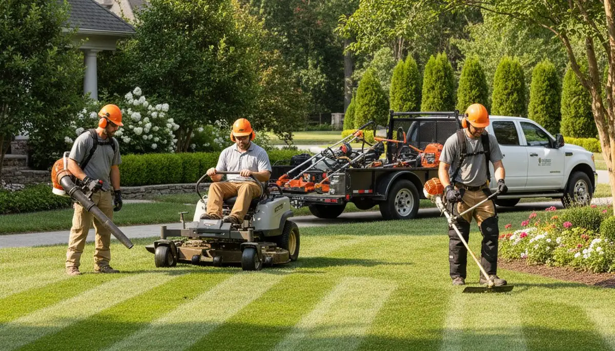 Arbor Tree Care crew providing tree removal services in Overland Park, KS