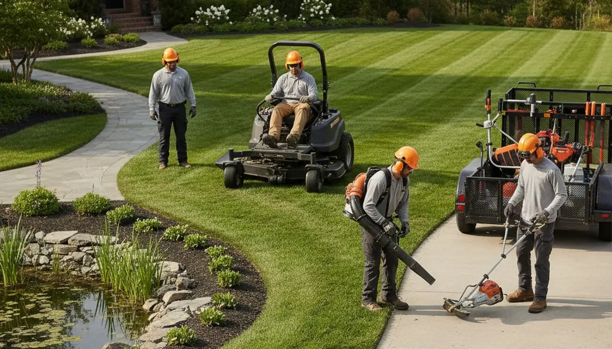 Overland Park, KS arborist pruning trees for local lawn and tree care services