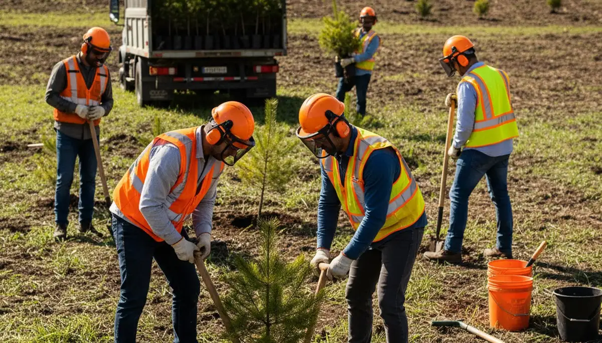 Tree planting service in Overland Park, KS by local arborists