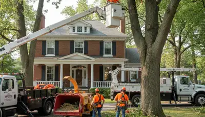 Tree removal crew serving Overland Park, KS for safe, professional tree care