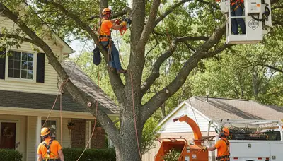 Tree trimming service in Overland Park, KS improving tree health and property safety
