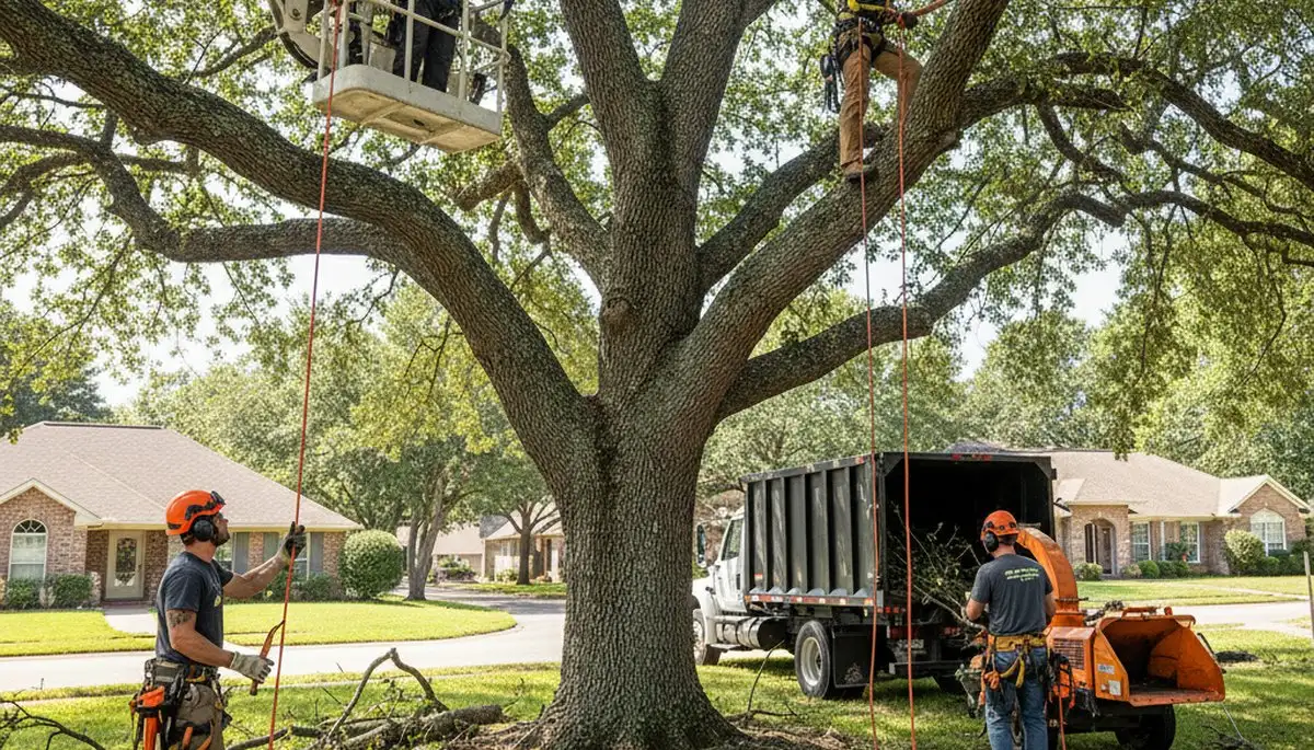 Tree trimming service in Overland Park, KS improving tree health and property safety